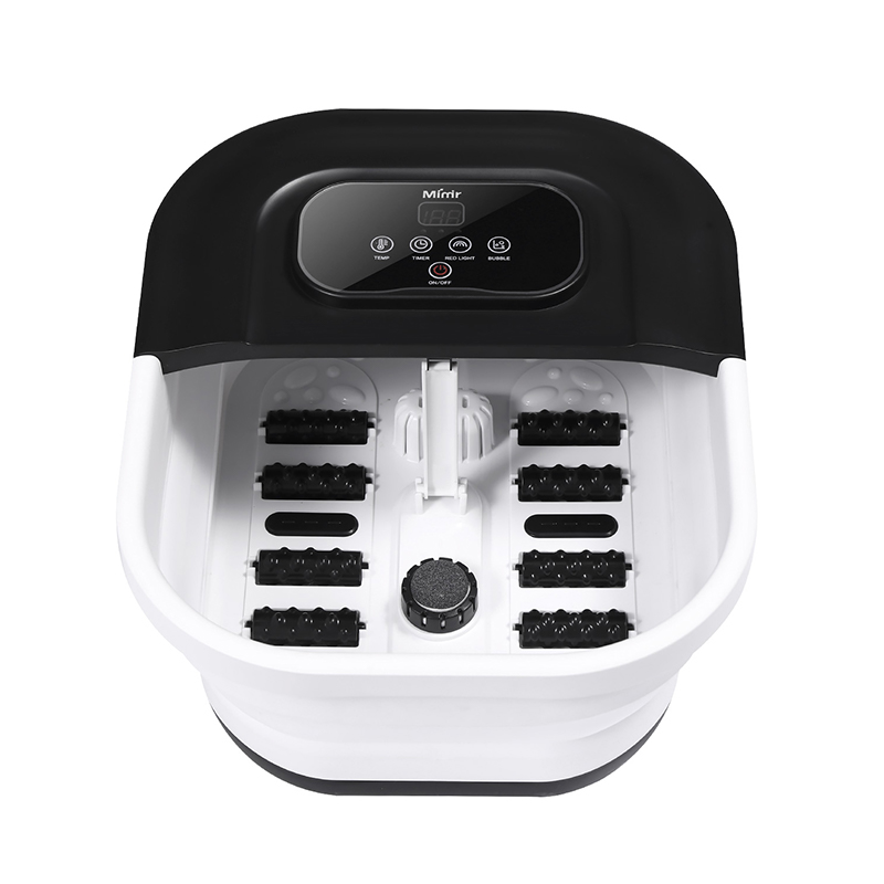 MZD-22B-2 500W 折りたたみ式フットスパマシン 8個入り マッサージローラー付き フットリラックスマッサージ用