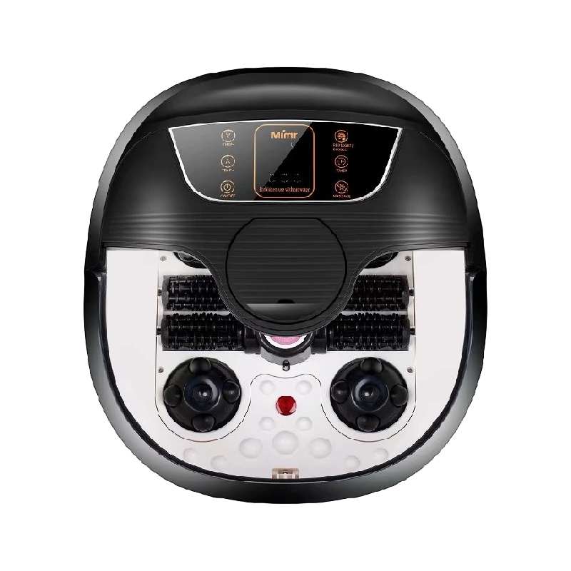 MM-18C 自動フットスパバスマッサージャー、マッサージローラー8個と軽石付き