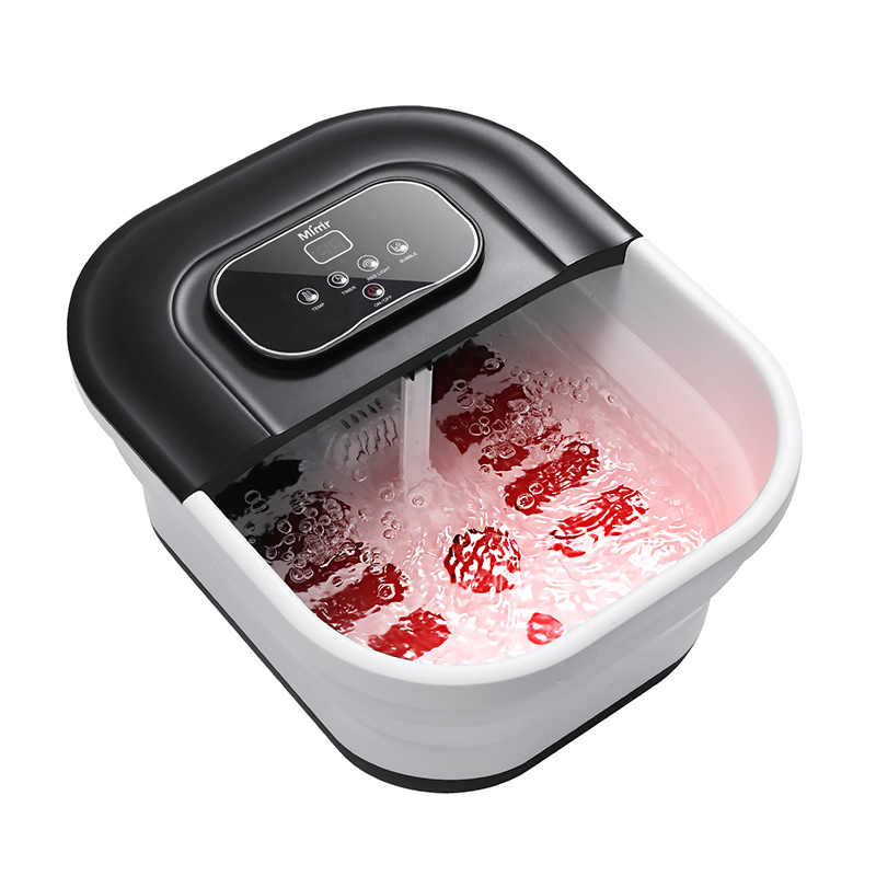 MZD-22B-2 500W 折りたたみ式フットスパマシン 8個入り マッサージローラー付き フットリラックスマッサージ用