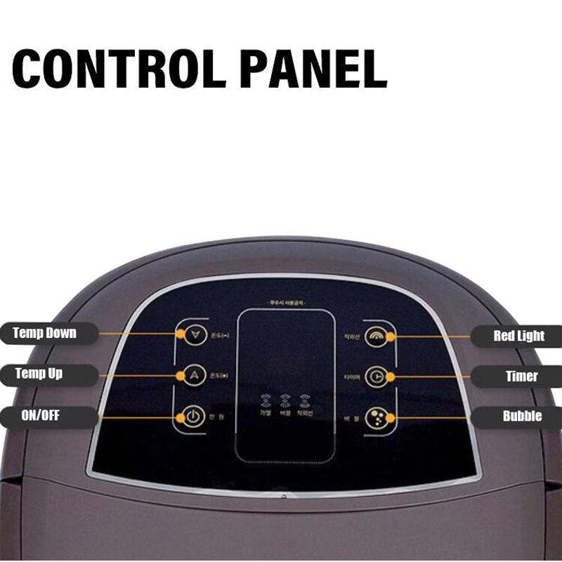 ロータリーマッサージローラー付きJD-618自動フットスパバスマッサージャーマシン